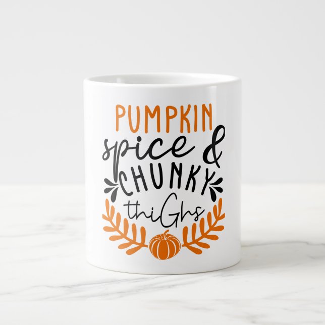 Pumpkin Spice Large Coffee Mug (Front)