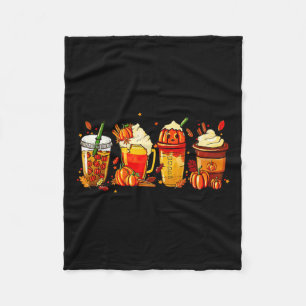 Pumpkin Spice Latte1 Fleece Blanket