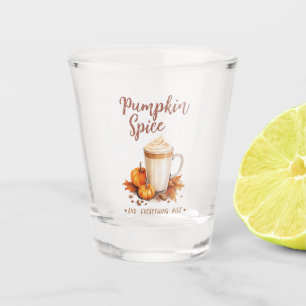Pumpkin Spice – Latte & Autumn Foliage Shot Glass