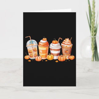 Pumpkin Spice Latte  Card