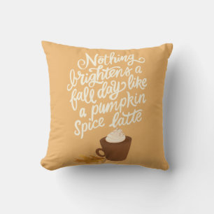 Pumpkin Spice Latte fall/Autumn  Cushion