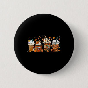 Pumpkin Spice Latte Fall Coffee Pumpkin Spice Than 6 Cm Round Badge