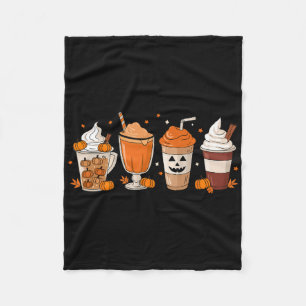 Pumpkin Spice Latte Fall Coffee Pumpkin Spice Than Fleece Blanket