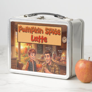 Pumpkin Spice Latte | Metal | Lunch Box
