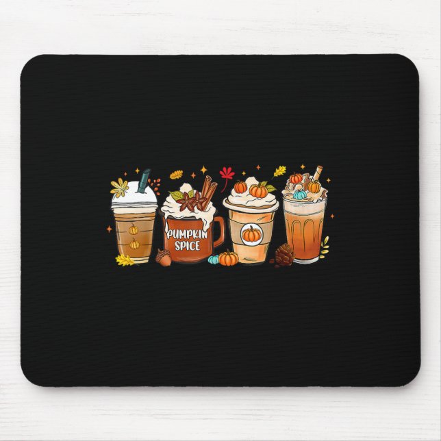 Pumpkin Spice Latte  Mouse Mat (Front)