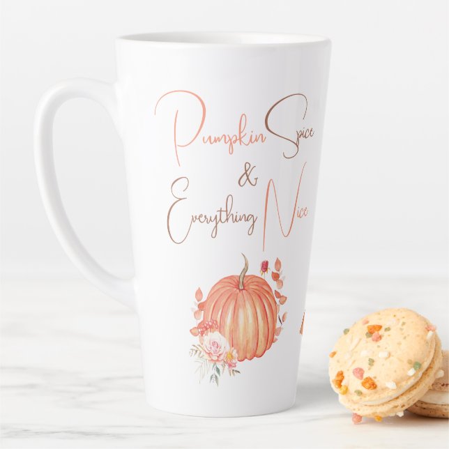 "Pumpkin Spice" Latte Mug (In Situ)