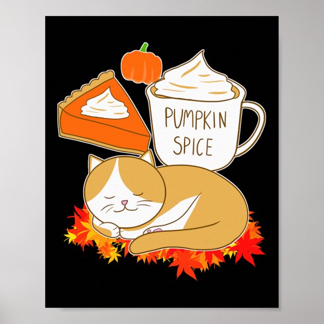 Pumpkin Spice Latte  Poster (Front)