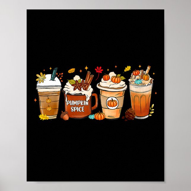 Pumpkin Spice Latte  Poster (Front)