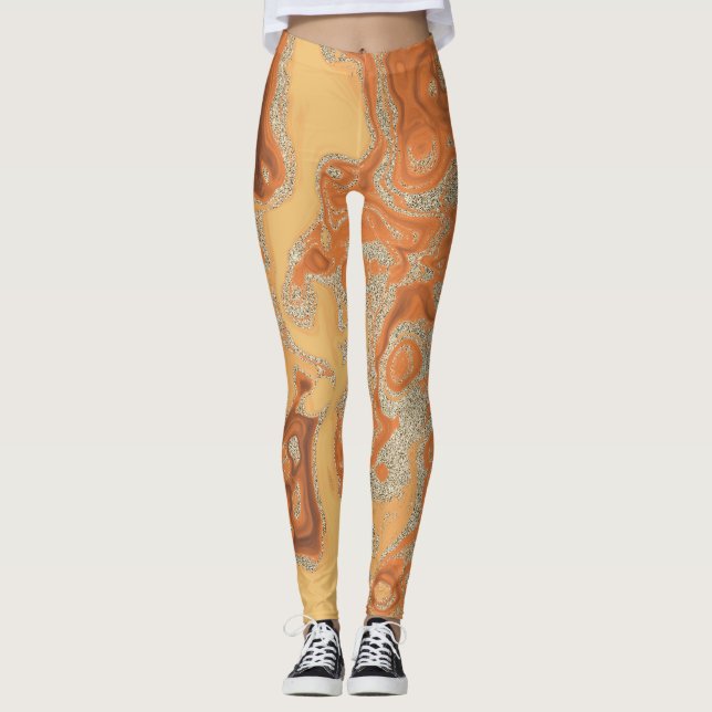Pumpkin Spice Leggings (Front)