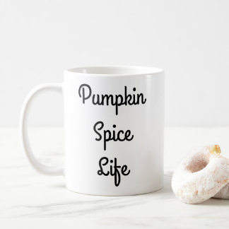 Pumpkin Spice Life Ceramic White Mug