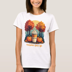 Pumpkin Spice Life Fall Vibes Women's Graphic Tee