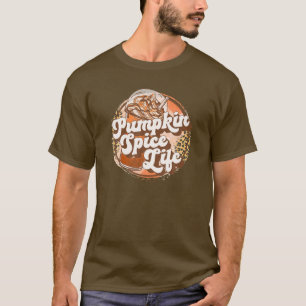 Pumpkin Spice Life Leopard Pumpkin Cheetah Coffee T-Shirt
