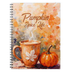 Pumpkin Spice Life Notebook