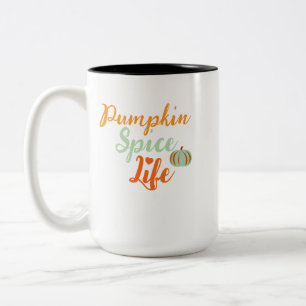 Pumpkin Spice Life Two-Tone Coffee Mug