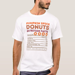 Pumpkin Spice Lover Doughnut Lovers Funny Food Nut T-Shirt