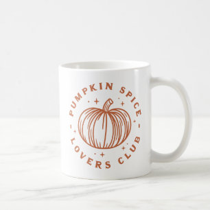 Pumpkin Spice Lovers Club Coffee Mug