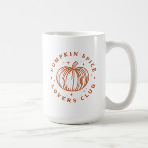 Pumpkin Spice Lovers Club Coffee Mug