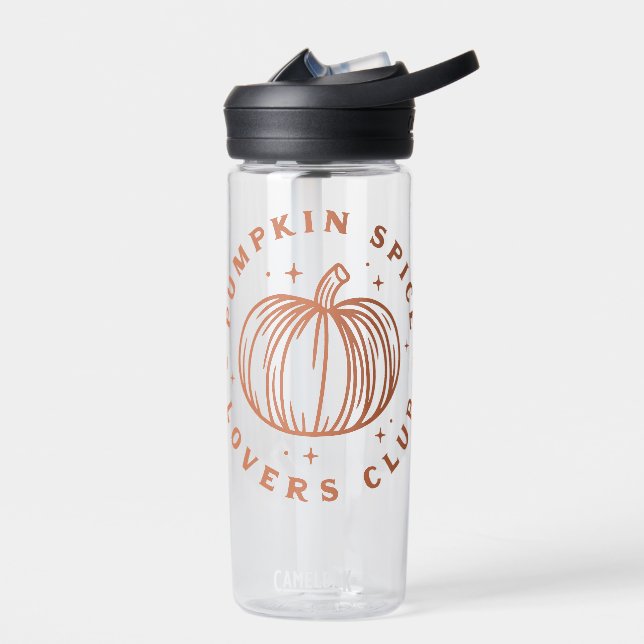 Pumpkin Spice Lovers Club Water Bottle (Left)