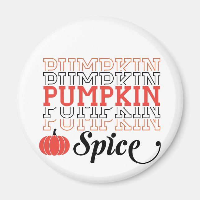 Pumpkin Spice Magnet (Front)