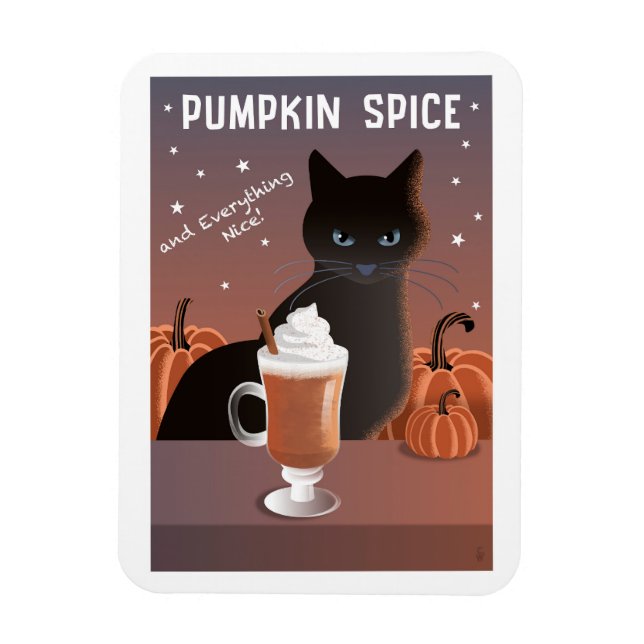 Pumpkin Spice Magnet (Vertical)