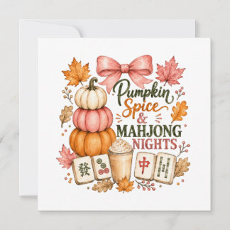 Pumpkin Spice Mahjong Nights