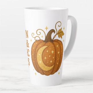 Pumpkin Spice & Mystic Nights Glitter Latte Mug
