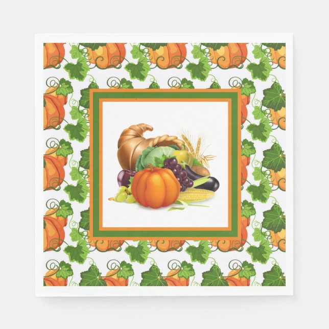 Pumpkin Spice  Napkin (Front)