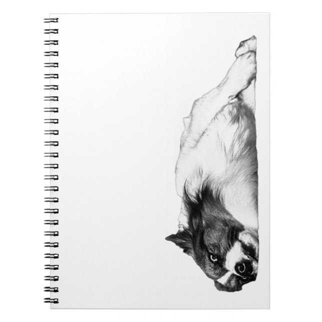 Pumpkin Spice Plans With A Corgi Notebook (Front)