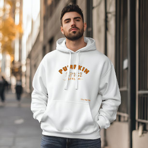 Pumpkin Spice Season Vibes Personalise Name Hoodie