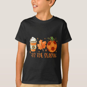 Pumpkin Spice Soccer Byll Tis The Season Fall Than T-Shirt