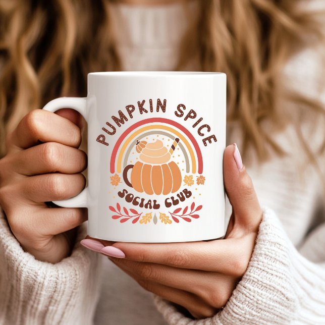 Pumpkin Spice Social Club – Cute Fall PSL  Coffee Mug (Creator Uploaded)