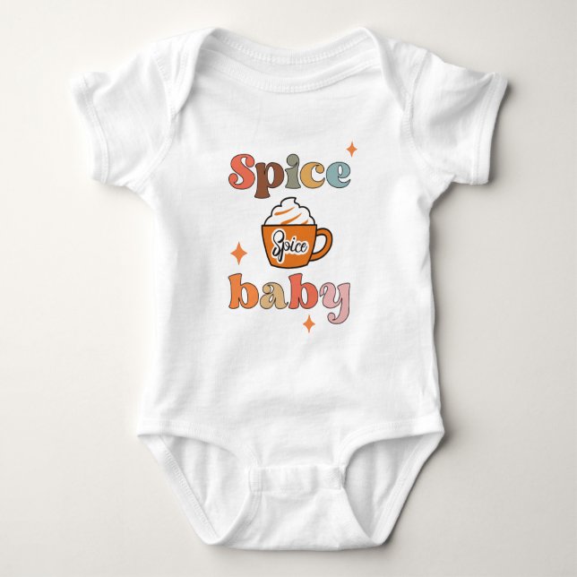 Pumpkin Spice Spice Baby Bodysuit (Front)
