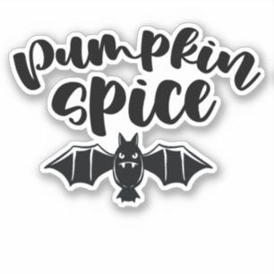 Pumpkin Spice - Spooky Halloween Bat
