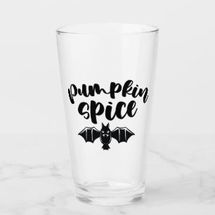 Pumpkin Spice - Spooky Halloween Bat Glass