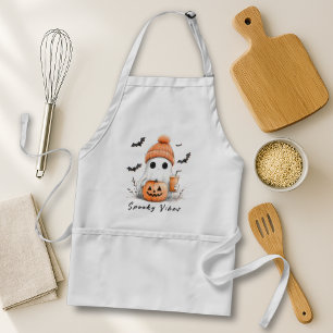 Pumpkin Spice Spooky Vibes Personalised Standard Apron
