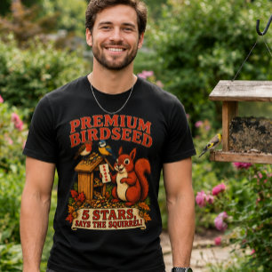 Pumpkin Spice & Squirrel Heists Funny Autumn T-Shi T-Shirt