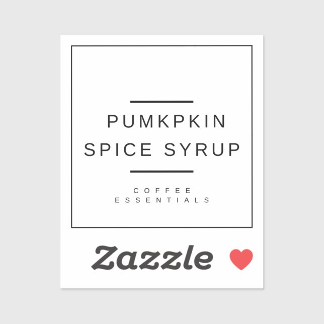 Pumpkin Spice Sticker (Sheet)