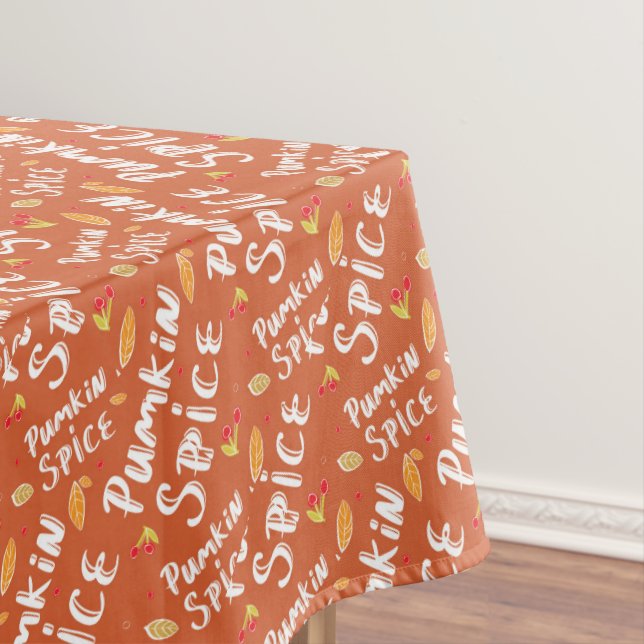 Pumpkin Spice Tablecloth (In Situ)