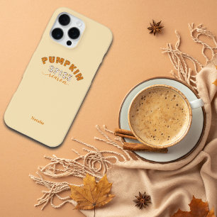 Pumpkin Spice Vibes Personalise Name Phone Case