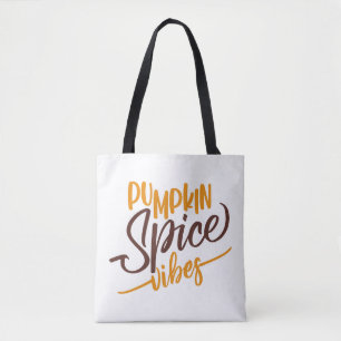 Pumpkin Spice Vibes Tote Bag