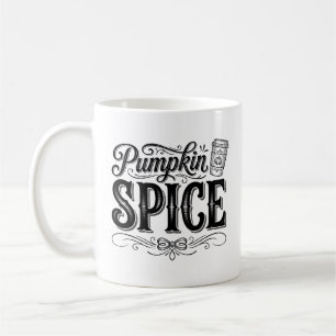 Pumpkin Spice Vintage Coffee Fall Shirt Design_1 Mug