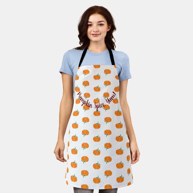 Pumpkin Spice, Yum! Apron (Worn)