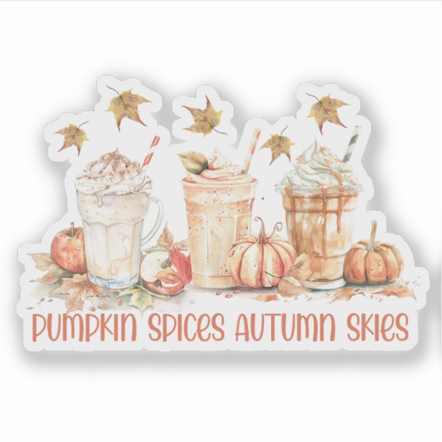 Pumpkin Spices Fall Autumn Drink Funny Quote (Front)