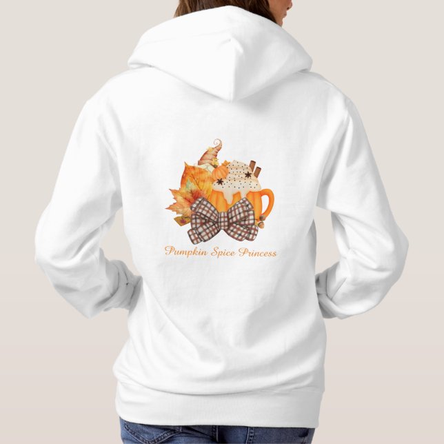Pumpkin Spics Gnome Hoodie (Back)