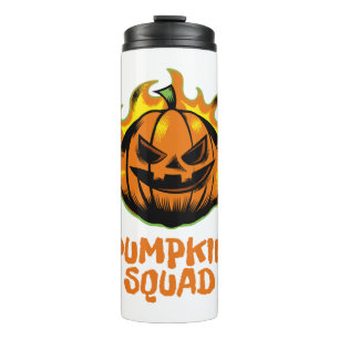 Pumpkin Squad Funny Halloween Family Matching Thermal Tumbler