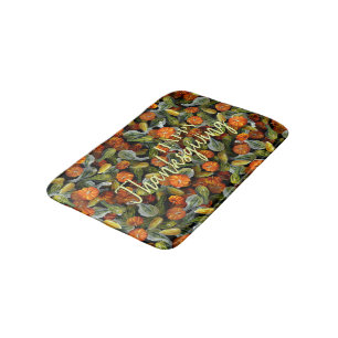 Pumpkin, Squash Autumn Harvest Bath Mat