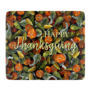 Pumpkin, Squash Autumn Harvest Cutting Board