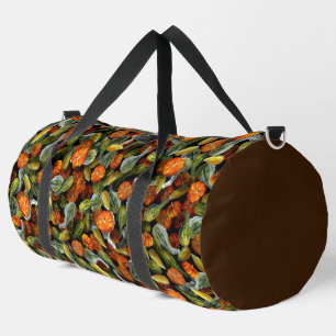 Pumpkin, Squash Autumn Harvest Duffel Bag - Large