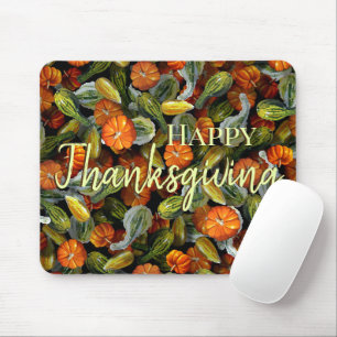 Pumpkin, Squash Autumn Harvest Mouse Pad
