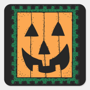 Pumpkin Stamp Sticker
